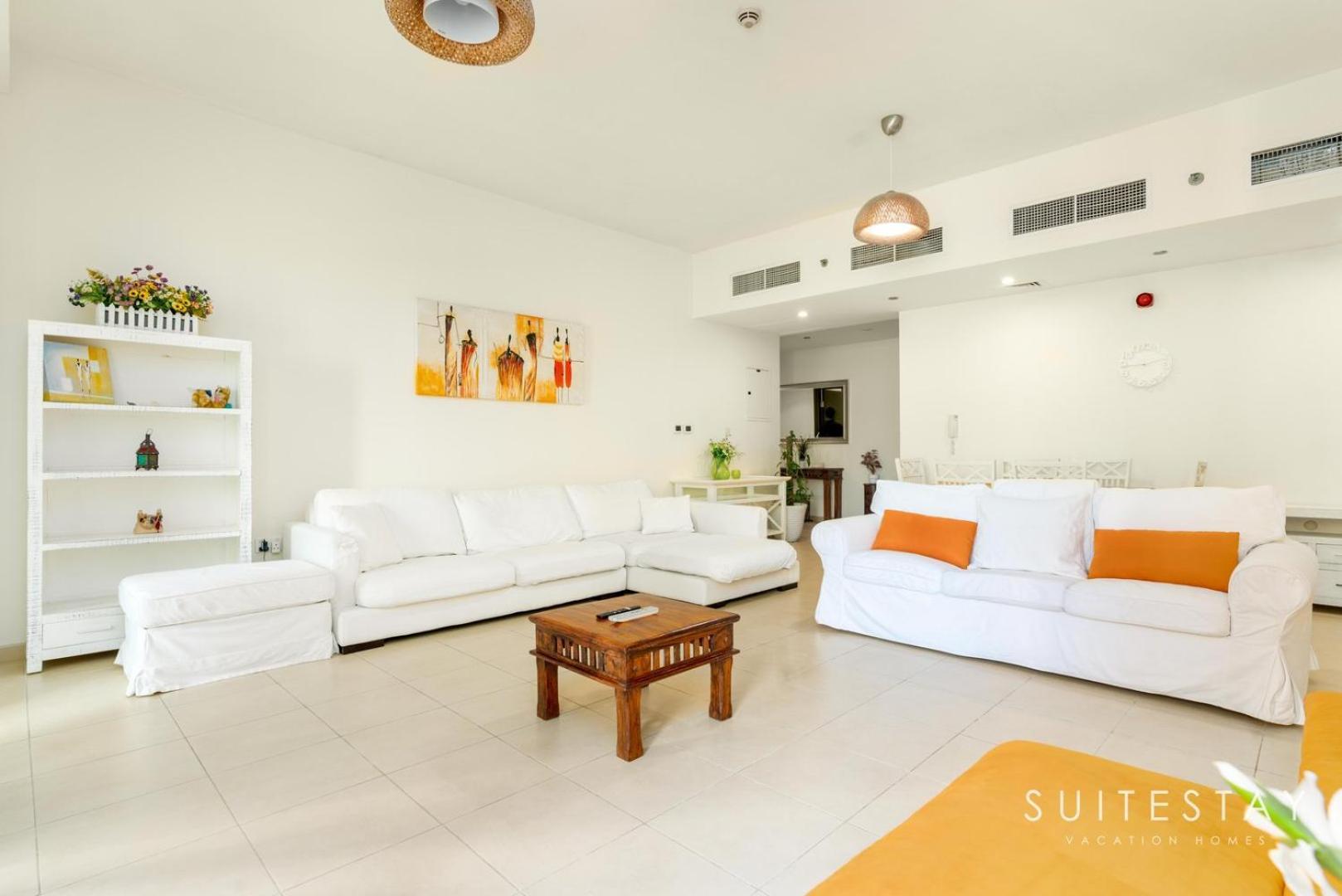 1 Bedroom 2 Bathrooms Flat With Sea View Balcony * Dubai
