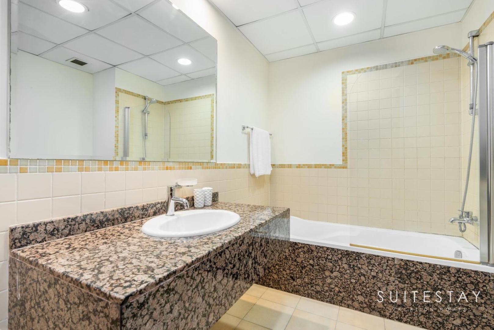 1 Bedroom 2 Bathrooms Flat With Sea View Balcony Dubai