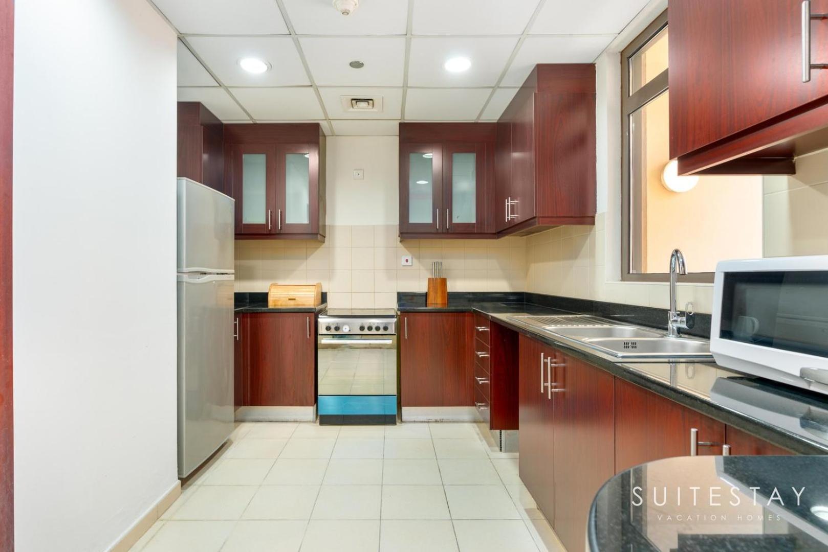 Apartment 1 Bedroom 2 Bathrooms Flat With Sea View Balcony Dubai